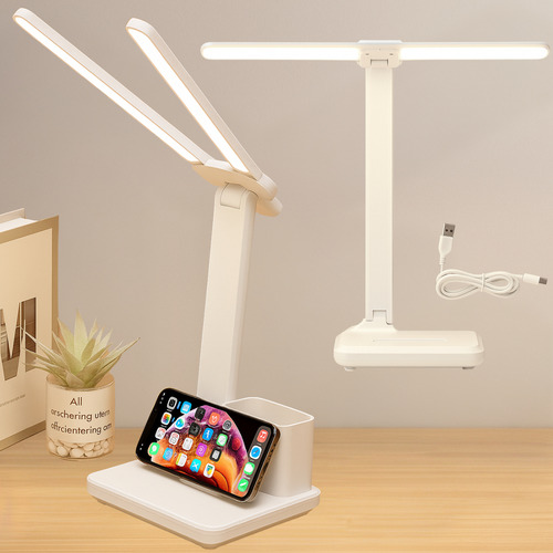 Abajur De Mesa Luminária Led Touch Usb Estudo Leitura Quarto