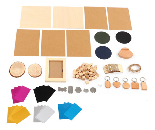 Kit De Material Láser, 11 Tipos De Material: Acero Inoxidabl