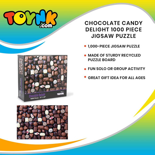 Rompecabezas Toynk Chocolate Delight Candy 1000 Piezas