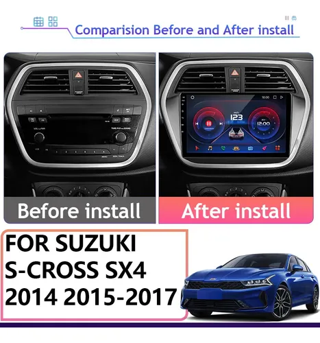 Radio Suzuki Sx4 2 S-cross 2012+ 4+64 Gigas Carplay Android