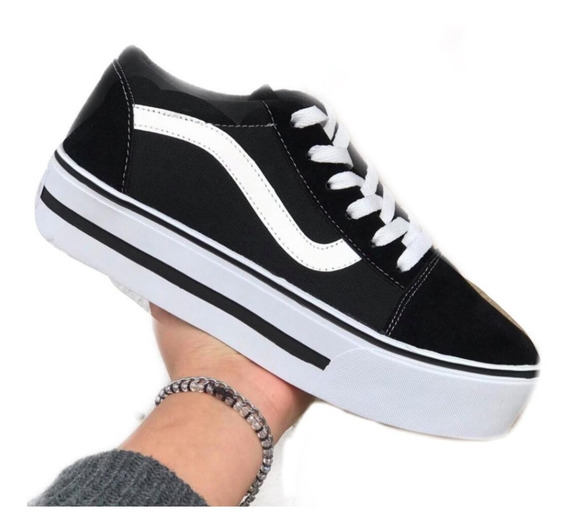 zapatillas vans negras con plataformas zapatillas vans negras con plataformas