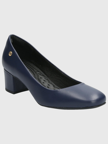 Zapato Cuero Mujer Manson Azul Hush Puppies