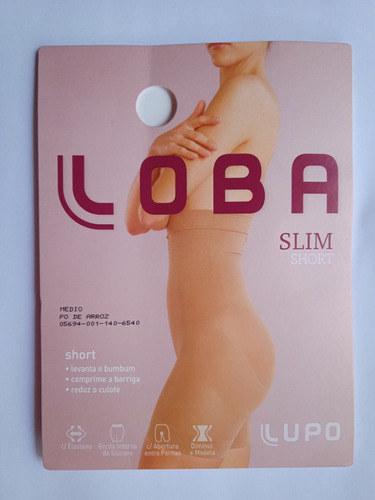 Short Lupo Slim. Levanta Cola,comprime Barriga,reduce Cola.