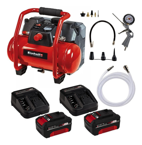 Mini Compresor De Aire + 2 Bateria Einhell Te-ac 36/6/8 Li