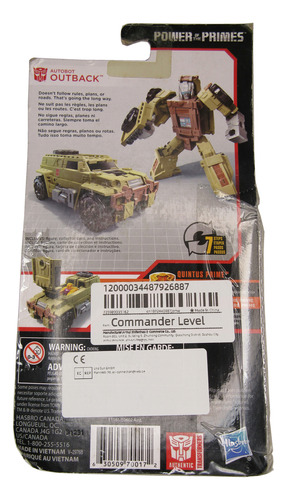 Transformers Outback Legend Power Of The Primes (10 Cm)