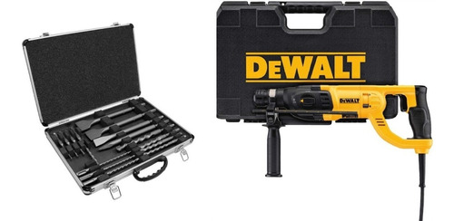 Taladro Rotomartillo D25260k Set 15 Brocas Y Cinceles Dewalt