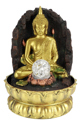 Fuente De Mesa De Resina Con Diseño De Buda