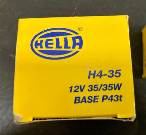 Foco Hella H4 35/35w 12v P43t Pz Korea Fm4459 Motocicleta