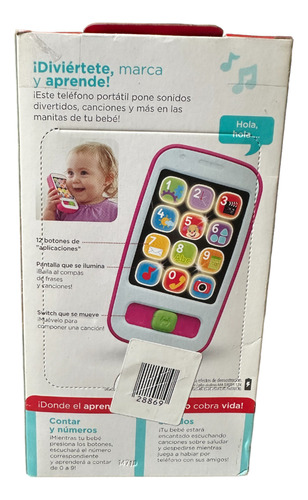 Smart Phone De Aprendizaje Fisher Price Color Rosa 29a