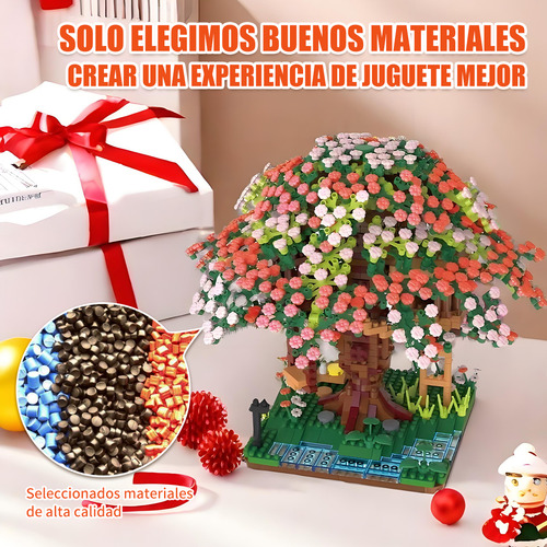 Juego De Bloques De Construcción Para Niños De Árbol Sakura 4