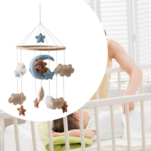Cuna De Bebés Móvil Fieltro Decoración Colgante