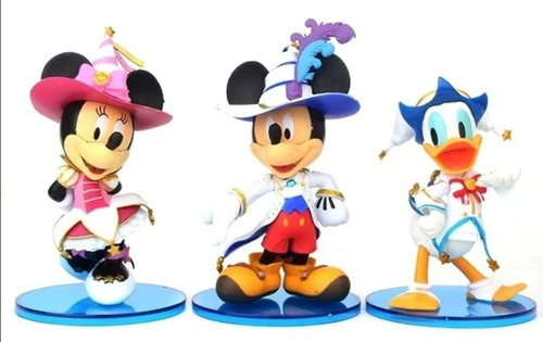 Colección Figuras Disney Mickey Minie Donald Qposket Enbolsa