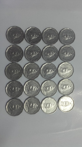 Monedas Argentinas Lote 20 Monedas De 5 Pesos 1963