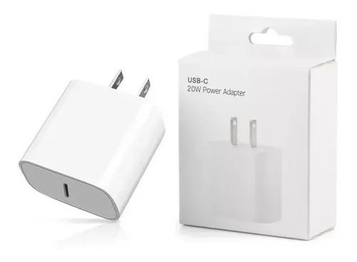 Cargador Cubo 20w Carga Rápida Para iPhone 14 13 12 Tipo C