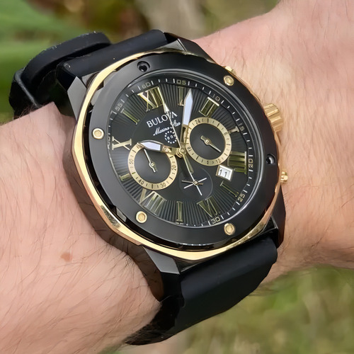 Reloj Hombre Bulova Crono 98b278 Agen Ofi Mm