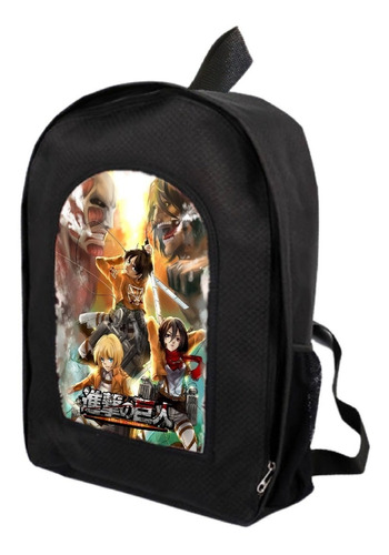 Mochila Clásica - Ataque A Los Titanes - Titan - Manga Anime