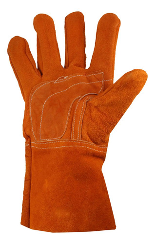 Guantes Carnaza Largos Puño 12.5cm Expulsión Rápida Surtek