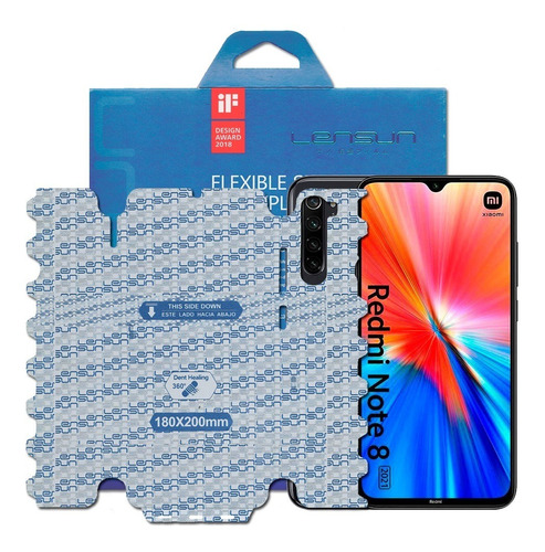 Protector De Pantalla Para Xiaomi Redmi Note 8 Lensun 360