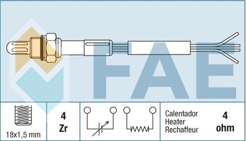 Sonda Lambda Fae Fae77006