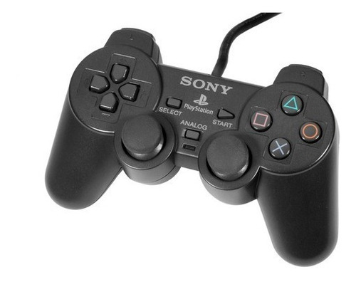 Control Playstation Ps1 Ps2 Alambrico Play Somos Tienda 