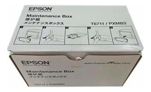 Caja De Mantenimiento Epson L1455 T6711 Original Workforce