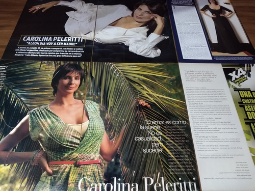 (as017) Carolina Peleritti * Recortes Revistas Clippings (Usado)