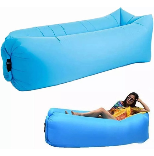 Sofá Cama Sillon Inflable Portatil Playa Colchon Descanso