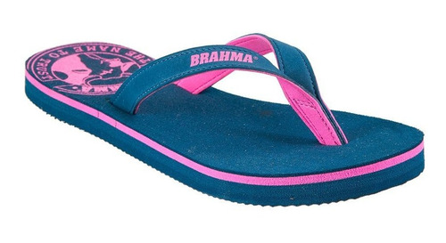 Sandalias Brahma Mujer Si3360 Navy Fucsia