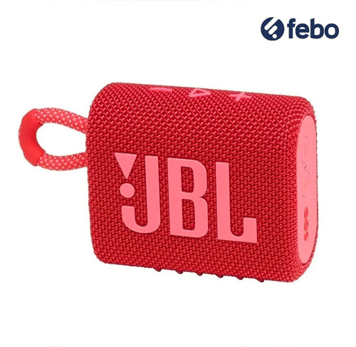 Imagen 4 de 6 de Parlante Jbl Go 3 Portátil Con Bluetooth Red Febo