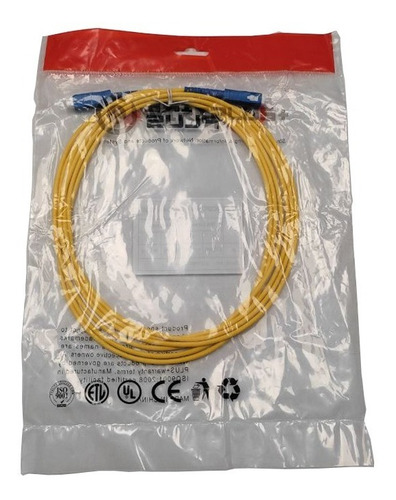 Patch Cord Fibra Óptica Sc/upc - Sc/upc De 3 Metros Wireplus