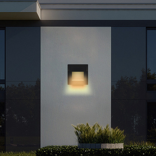 Jwj 5pcs Aplique Cuadrado Led 3w Luz Cálidos