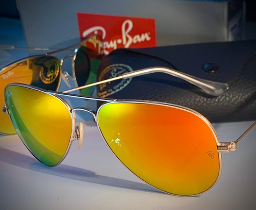 Lentes Rayban Originales Rb 3025 Aviator Large Metal 112/69 