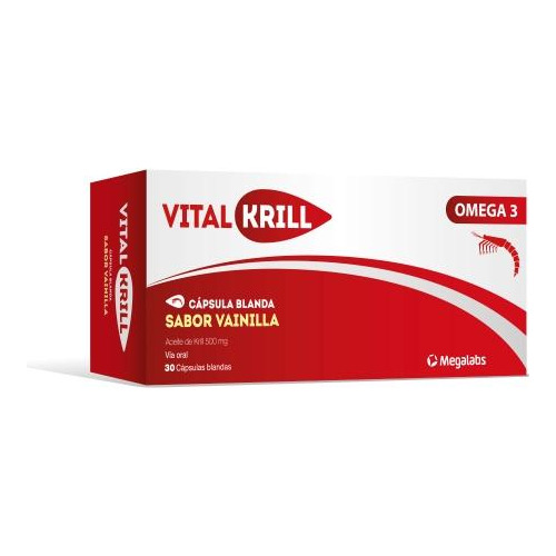 Vital Krill 500 Mg 30 Comp