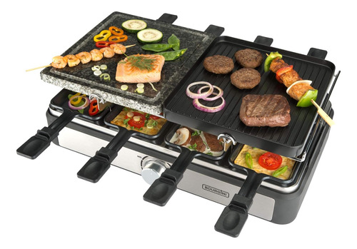 Bourgini Raclette Gourmette Stein Grill Plus - Raclette 8