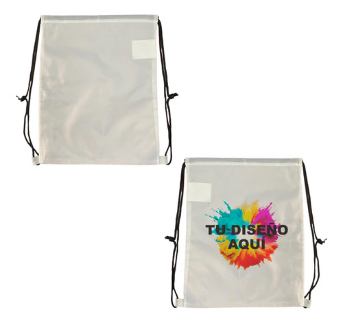 Paquete De 100 Morrales Mochila Totalmente Personalizados