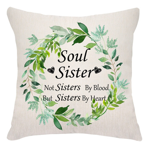Veemizo Juego Funda Cojin Para Hermana Diseño  Sister Gifts