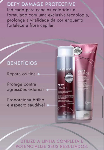Joico Defy Damage Kit Shampoo 300ml + Condicionador 250ml