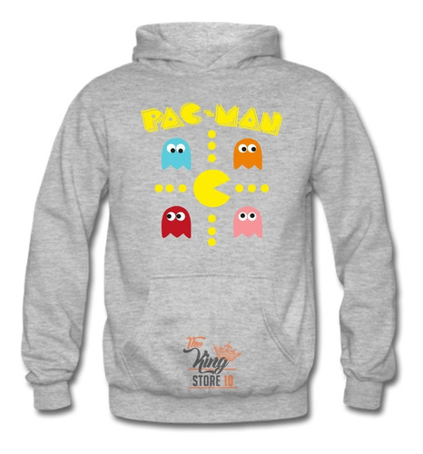 Poleron, Pac Man, Playstation, Atari, Gamer, Videojuego, Estampado, Xxxl / Kingstore10