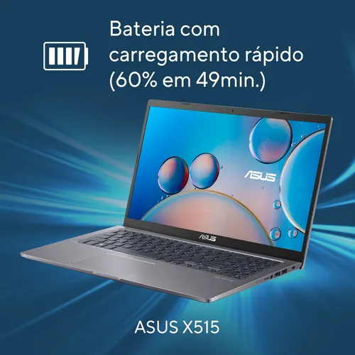 Notebook ASUS X515KA Intel Celeron Dual Core N4500 4GB Ram 128GB SSD Windows 11 Home 15,6 HD Grey EJ303WS