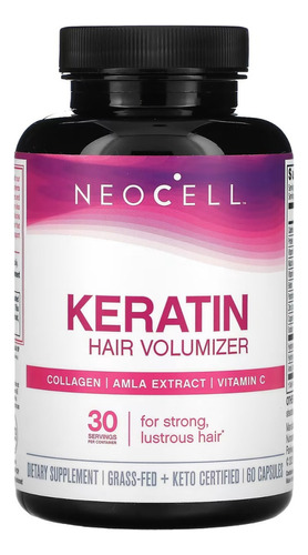 Neocell Keratina Voluminizador Para Cabello 30 Capsulas