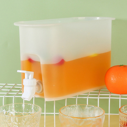 Cubo De Agua Fría Con Grifo Para Nevera, Tetera De Frutas