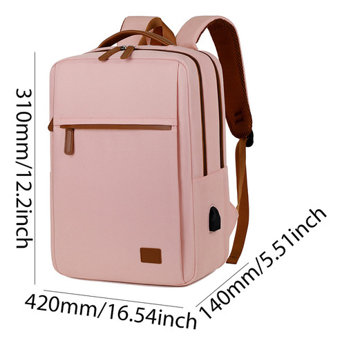 Mochila Impermeable Unisex Para Portátil A23b
