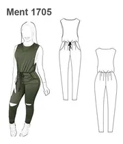 Comprar ( Moldes De Ropa)  Enterito Jumpsuit Mujer 1705