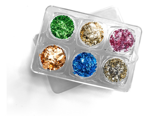 Folha De Ouro Para Unhas Encapsuladas Gel Manicure Nail Art