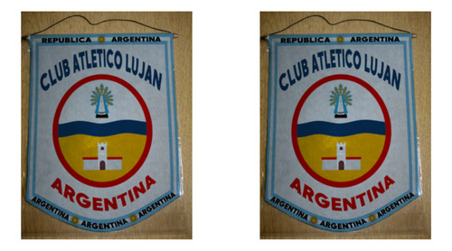 Banderin Mediano 27cm Club Atletico Lujan