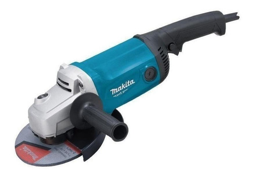 Imagen 2 de 4 de Esmeril angular Makita MT M0920 turquesa 2200 W 220 V + accesorio, Manual