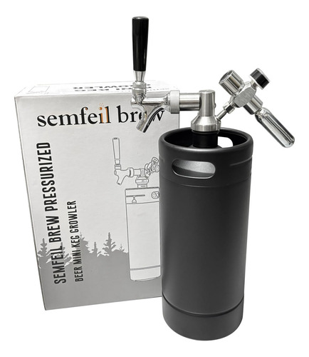 Dispensador De Cerveza Semfeil Brew 128oz Acero Inoxidable