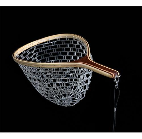 White Trout Bass Nylon Mesh Fly Fishing Landing Net Catch