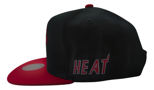 Gorra Mitchell & Ness Nba Logo Blur Snapback Heat