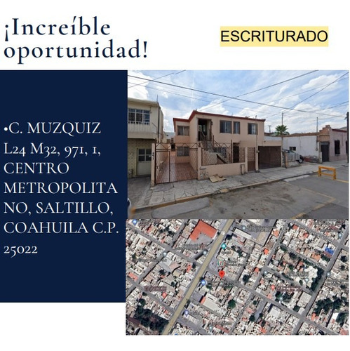 Cucm Casa En Venta En Zona Centro Saltillo Coahuila